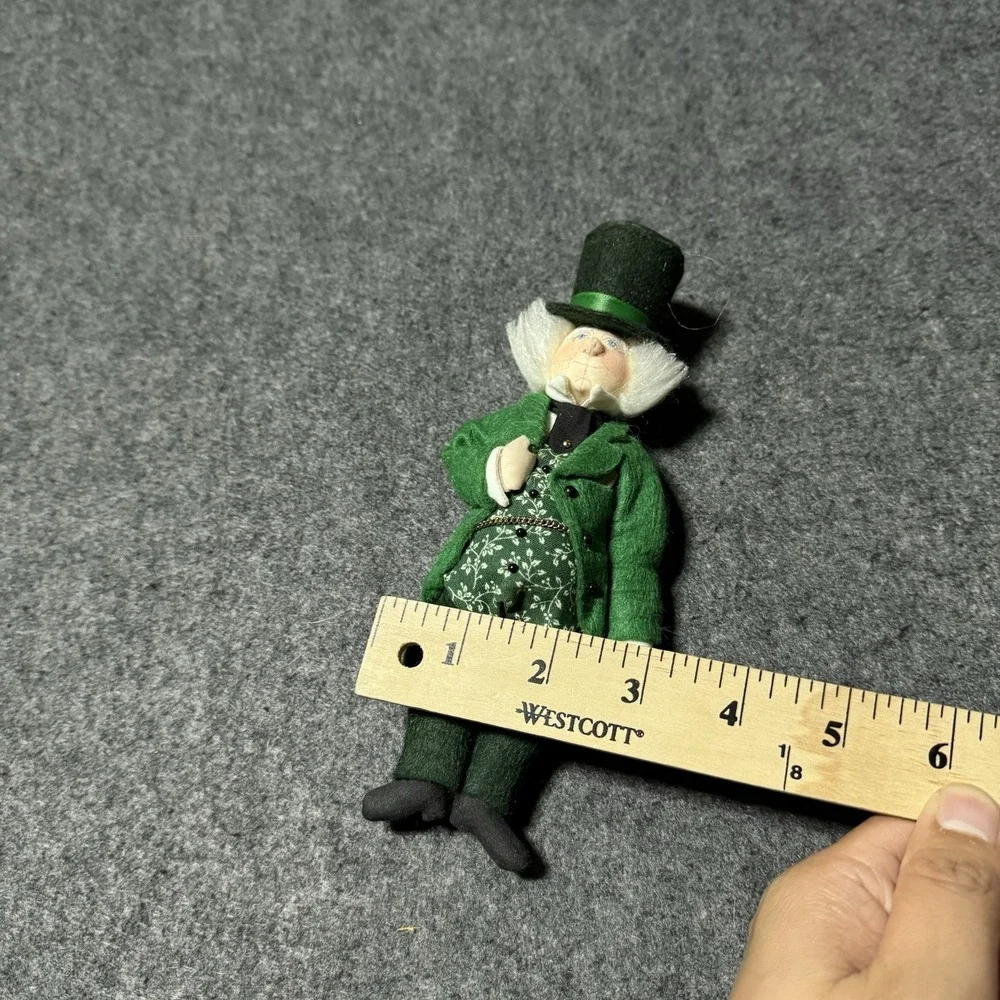 Gladys Boalt Wizard The Wizard Of‎ Oz Artisan Signed Cloth Christmas Ornament